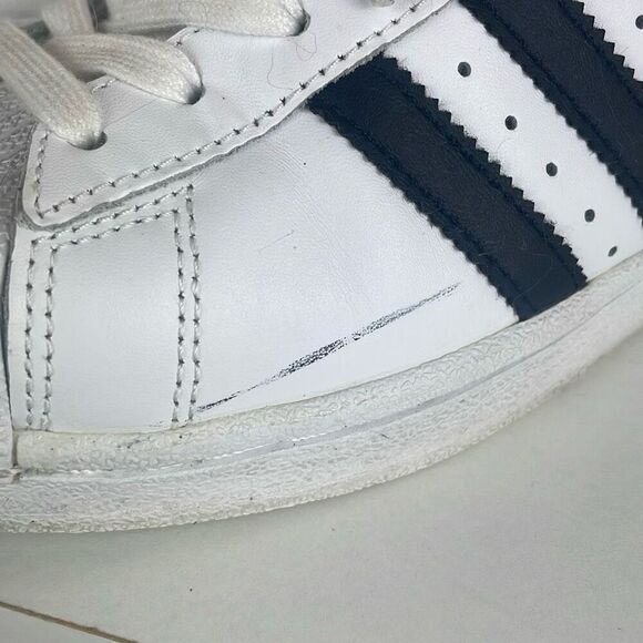 Adidas Pro Model Kids' Unisex Leather High Top Sneakers 6 - Picture 7 of 10